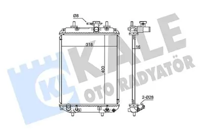 KALE 348190 Motor Radyatoru 