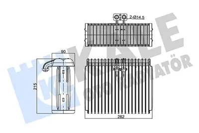 KALE 349985 Evaporator Brava Bravo Marea 