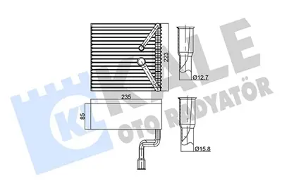 KALE 350010 Evaporator 