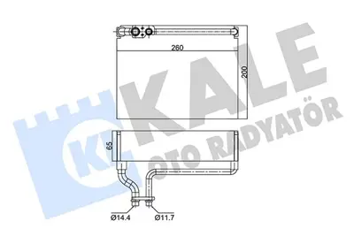 KALE 350055 Evaporator 