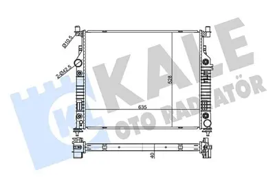 KALE 360160 Motor Su Radyatoru X164 09>12 W461 10> W164 05>11 W251 07>14 