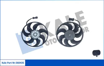 KALE 360435 Fan Motoru Opel Astra H  Zafıra 1.7 Cdtı 1.8 04>12 