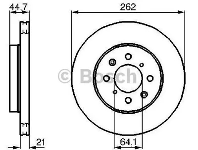 MGA 50295 Fren Dıskı On  262-4 (Honda: Cıvıc 94-01 1.4 - 1.6 - Cıvıc 01-05 Vtec-Rover-25 00>06-Rover-45 00>06- 1162063L50 230344 45022504V10 45022S04602 45022S04G00 45022S04G02 45022S04J02 45022S04V00 45022S04V01 45022S04V02