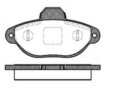 MGA 55109 Fren Balatası On (Fıat: Punto Iı 99>> 1.2 8v-Panda 03>> 1.2-1.1 ) 1022078 1022079 1073731 1073732 1074971 1074972 1079347 1079348 1088934 1088938
