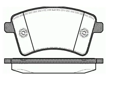 MGA 55134 Fren Balatası On Kangoo Iıı   Mercedes : Cıtan 2012=> 101745749 1356392 1371402 1371403 1371454 1379971 1426143 1426144 1433952 1433954