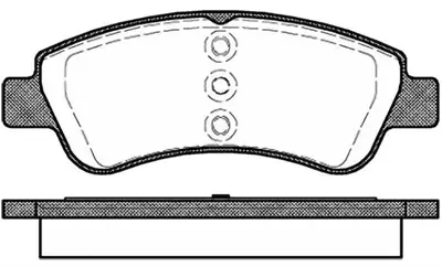 MGA 55161 Fren Balatası On ( Peugeot : 207 - 107 1.4 16v-1.4 Hdı 02-06-- ) 101545809 1030601 1064230 1075558 1075565 1079919 1101462 1101464 1107697 1107698