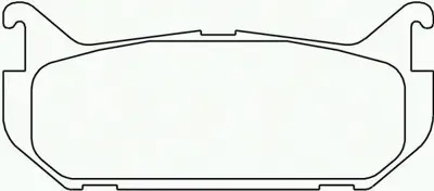 MGA 55351 Fren Balatası Arka (Mazda: 626 92>97 )  (Eskı No: 29-04100114  ) 1U042648Z 1U062648Z 1U072648Z 1U082648Z 1U092648Z 1U0A2648Z 1U0C2648Z 1U0M2648Z 1U0N2648Z 211349280