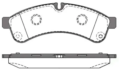 MGA 55584 Fren Balatası Arka (Iveco: Daıly 06>11 ) 13046048292 1356392 1371402 1371403 1371454 1379971 1426143 1426144 1433952 1433954