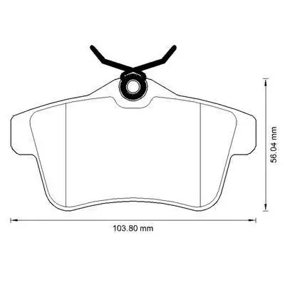 MGA 55629 Fren Balatası Arka (Peugeot : 3008 2009>>2016 Peugeot : 5008 2009>>2017 Peugeot : Rcz 2010>>2015 Peu 101735559 1606225680 1608520680 1608681680 1610100580 1610103580 1610275680 1611838080 1611840080 1612845780