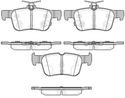 MGA 55685 Fren Balatası Arka (Ford : Mondeo V - Ford : Kuga - ) 1605285 2018449 2110582 2209329 2211284 2223101 2247444 2367295 2379248 243333