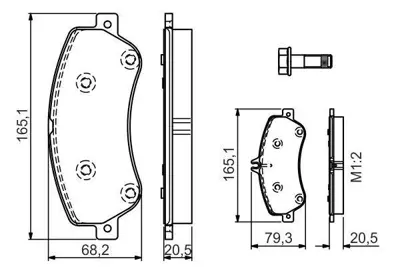 MGA 55772 Fren Balatası ( Mercedes W204 On (4 Matıc) Glk ) 2486701 5406320 54204820 54206320 54206320S1 54209220 54209220S 54209220S1 64202420 64206420