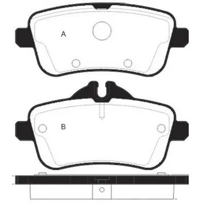 MGA 56301 Fren Balatası Arka (Mercedes: M-Serısısı (W166) ml 250 Cdı Bluetec 4-Matıc,Ml 11-- Gl-Serısısı 12-) 2521502 4206704 64203320 64203420 64203520 64204020 64204120 64206320 64206820 74207720