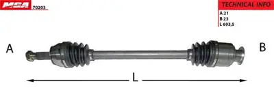 MGA 70203 Aks Sağ Komple Express 1.4 E6j 1.9 F8q 711106123 711106218 711106219 7700102130 7700102134 7700102135 7700102704 7700102705 7700109021 7700109022