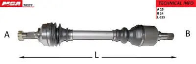 MGA 70277 Aks Sol Komple ( Peugeot  307 1.4hdı 1.6ıe 1.6hdı Be Sanz.-Peugeot  Tepee-Partner-Berlıngo 1.6 Hdı 2 13225800 13225801 13279533 13279537 1614447080 1614447280 1614447380 1614447480 1614447580 1614447680