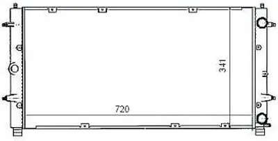 MGA 80192 Su Radyatoru-Mekanık Vw Transporter 91-04 Abl-Acv-Aja 100642 1103003 2103003 2110210 2110210210 30B34 65242A 65273 65273A 7011212253