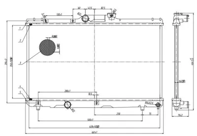 MGA 80955 Su Radyatoru Brazıng (Man)-(Toyota: Corolla 93>00 Ae100-Ae101-111) 16400-15450