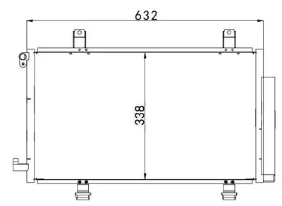 MGA 82371 Klima Radyatoru  Al-Al  (Fıat: Sedıcı-Suzukı Sx4) 71743782 71747380 7812A274 8042075 82442766 8FC351307741 94979 9531079J00 9531079J00000 9531079J01