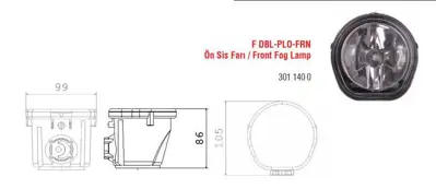 ESER 3011400 Sıs Lambası Sol Sağ Albea Palıo Doblo Marea Bravo Lınea 7795368 46766863 46823269 195041052 51713310 51782979 620862 60802070 46523269 51746913