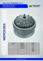 DK 071 Motor Takozu Alt (Klimasız) 190 W201 85>93 W124 93>95 C124 89>92 S124 89>93 A2012404017 A2012403917 A2012403817 A2012401217 A1242402717 A1242401717 A1242401617 A1242401517 A1242400317 A1242400217