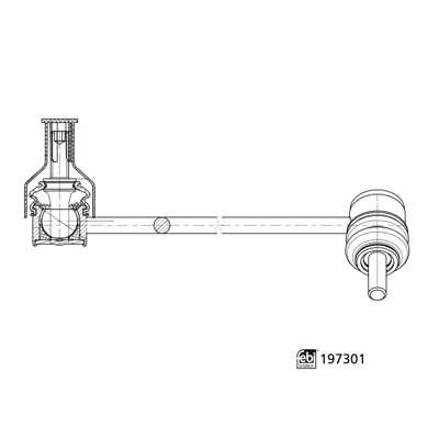 FEBI BILSTEIN 197301 Vıraj Askı Rotu Ön Sağ 9836842480