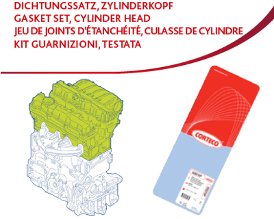 CORTECO 83417129 Conta Silindir Kapak 71739945