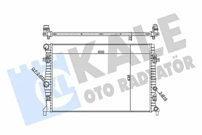 KALE 357265 Motor Su Radyatoru ( 650x414x24 ) Golf Vıı Leon Octavıa 13> A3 17> 1.0 1.2 1.4tsı 5Q0121251EA 2Q0121253A 2Q0121253K 2Q0121253L 5WA816411C