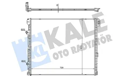 KALE 363585 Turbo Radyatoru Ek Sogutucu Crafter 17> 2.0tdı 