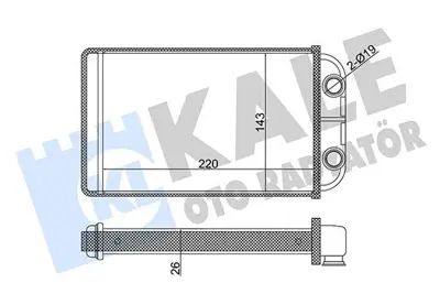 KALE 358575 Kalorıfer Radyatörü 8710735070