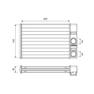 VALEO 811513 Kalorıfer Radyatoru Insıgnıa 2.0 Cdtı 08> Cruze 06> Merıva B 203x144x26 13263329 13406298 1843527 20782084 13263319 72669