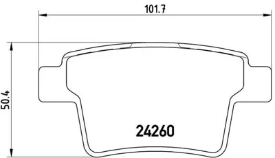 VALEO 670740 Fren Balatası Arka Ford (Europe) Mondeo 1.8 2.0 2.5 3.0 2.0d 2.2d 10 00-08 07 Ford (Europe) Mondeo E 101590519 10312560 1047561 1088934 1089404 1121892 1121894 1121895 1126718 1126719