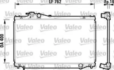 VALEO 735518 Radyator Hyundaı Accent 253101E300 253101E301 253101E350 253101E351 2531E306 67504