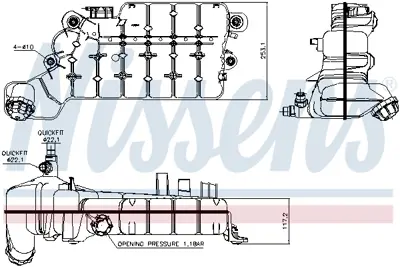 NISSENS 996046 Imbusat Deposu Man Tgl 180 210 220 240 250 05   Tgm 240 250 280 290 330 340 05   04>  585x252x307 81061026233