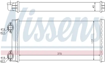 NISSENS 71928 Kalorıfer Radyatoru Man 12.153 163>95 D0824 81619010065