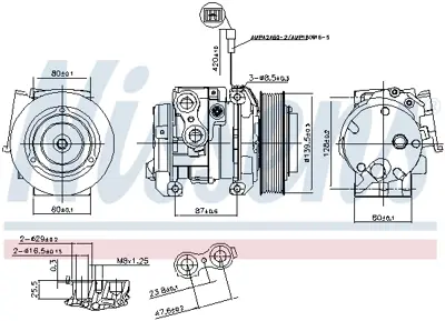 NISSENS 890093 Klima Kompresoru Euro 6 Mercedes Arocs Actros Mp4 11> A4722300311