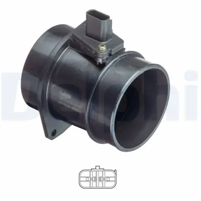 DELPHI AF10380-12B1 Maf Sensoru Ford Focus, Focus C-Max 05 > 11 1.8 Tdcı 1352840 1360929 1365122 1366419 1366420 1373688 1426897 1426898 1426899 1439371