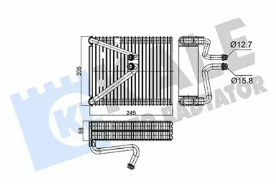 KALE 349990 Evaporator Fıat Doblo 1.2 1.6 1.6 16v 1.9d 1.3-1.9dmtj 1.9jtd 01=> Punto 1.2 1.2 16v 1.3jtd 1.9d 1.9 46722960 46770820 70430021 77362398 RA9110970