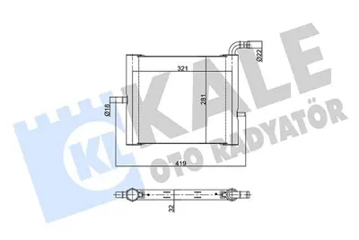 KALE 356215 Ek Radyator Dıscovery Range Rover Sport Range Rover 