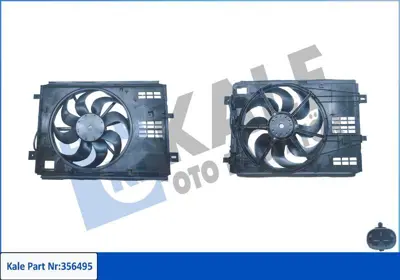 KALE 356495 Fan Motoru 3008 Iı-308 Iı-5008 Iı-508 Iı-Partner-Rıfter-Berlıngo-C4 Pıcasso-C5 Aırcross 1.5hdı Dv5 9832930080