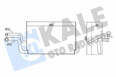 KALE 359870 Buharlastırıcı (Evaparator) Man Tgs-Tgx Euro 6  