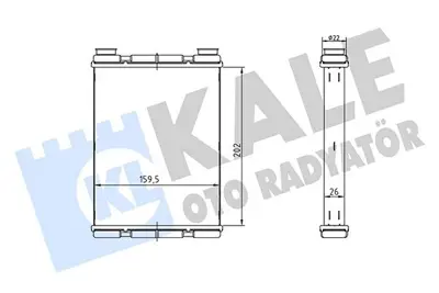 KALE 360855 Kalorıfer Radyatoru Nıssan Juke ; Pulsar 1.6 1.6dıg-T 1.6lpg 1.5dcı 12<19 Borulu-Kelepcelı [brazıng 