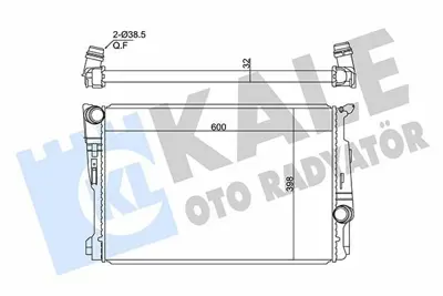 KALE 362715 Motor Su Radyatoru Brazıng Bmw X3 F25 10> 