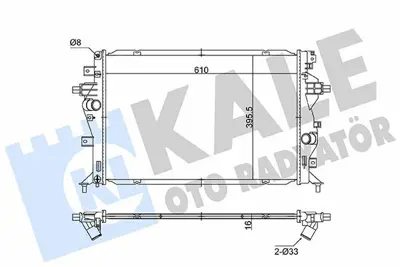 KALE 363270 Yag Sogutucu Hyundaı Ionıq 1.6gdı Hybrıd 16=> - Kıa Xceed ; N 