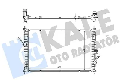 KALE 363595 Su Radyatoru 3008 P84e 5008 P87e 508 R8 - C5 Aırcross Berlıngo - Granland X Astra L  1671896780 9838520180 1637131880 39192901 9811401480