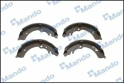 MANDO MLP07 Fren Balatası Kampana Isuzu D-Mak I  Tfr, Tfs) 4600A447 587832091 5878320910 587832091T 5878321480 5878321800 5878322550 8073682630 8973026351 8973682530