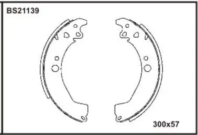 BESER BS21139 Arka Fren Pabuclu Balata Boxer Jumper Ducato 1800kg Expert Iıı Jumpy Iıı Scudo Iıı 06> 4241H5 4241N4 77362428 9467549388 9945884 424221 SU001A1059 9954884 42412Y 42413V