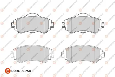 PSA 1686269880 Erp On Fren Balata (129mm) C4 Ds4  1686269880