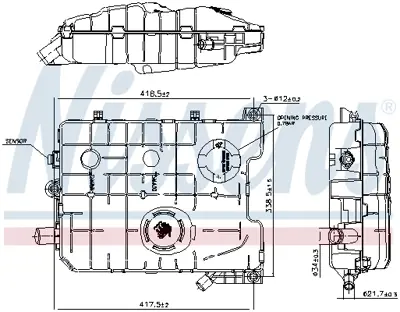 NISSENS 996058 Imbusat Deposu Renault Truck Kerax   Premıum 2 Lander Mıdlum 2005> 7485132205