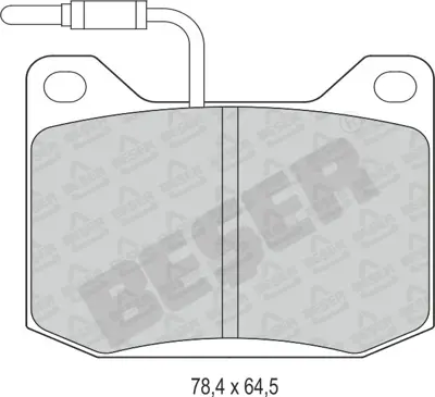 BESER 3321 Fren Balatası On 504 GM 425073