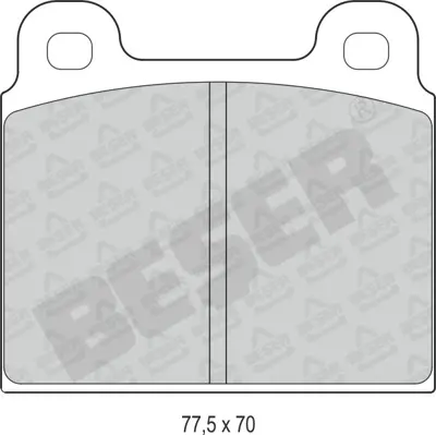 BESER 3350 Fren Balatası On Alfa Romeo Spıder 115 77>93 , Mercedes W114 68>76 W115 68>73 W113 68>71 , Transport 111698151C