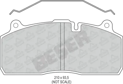 BESER 4130 Fren Balatası Tırsan Bpw Saf Dingil Haldex Db22lt 993887